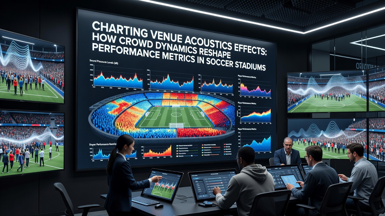 Acoustic mapping equipment and crowd flow analysis inside a horse racing enclosure