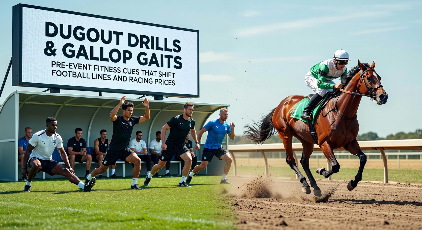 A horse in full gallop during pre-race canter, stride elongating smoothly over turf, with jockey poised and crowd watching intently