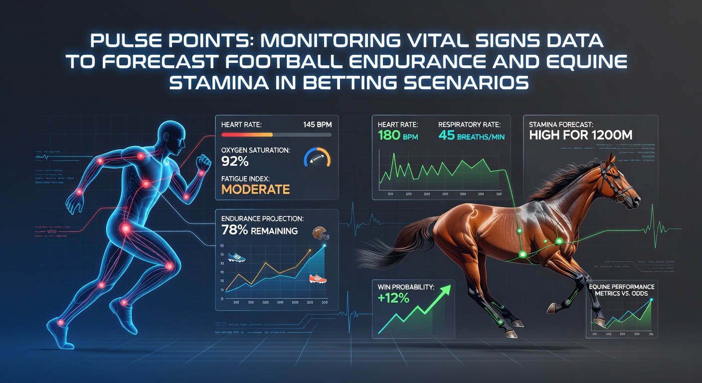 Wearable sensors tracking heart rate and recovery metrics on a football pitch during a live match