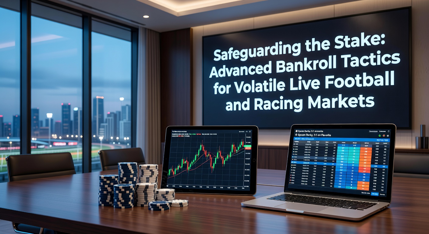 Graph showing bankroll fluctuations in live football and horse racing bets, highlighting volatility spikes during key moments like goals or surges