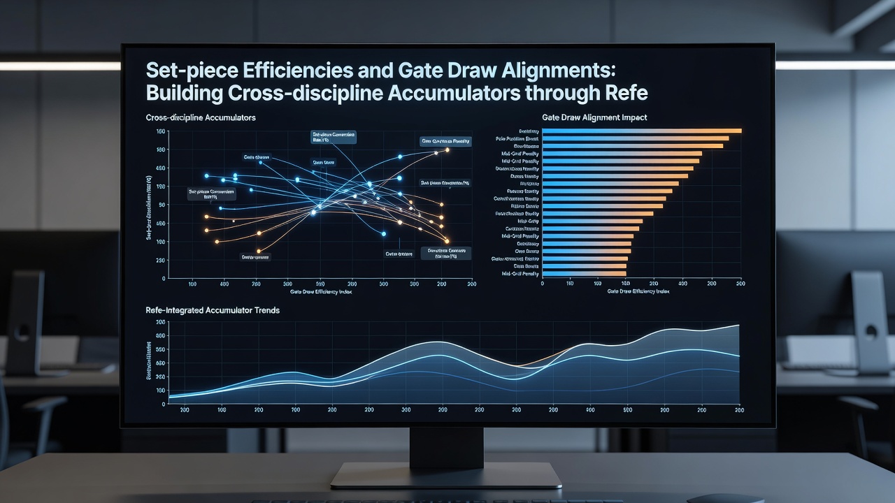 Horse racing track bias charts aligned with soccer referee set-piece statistics for accumulator construction