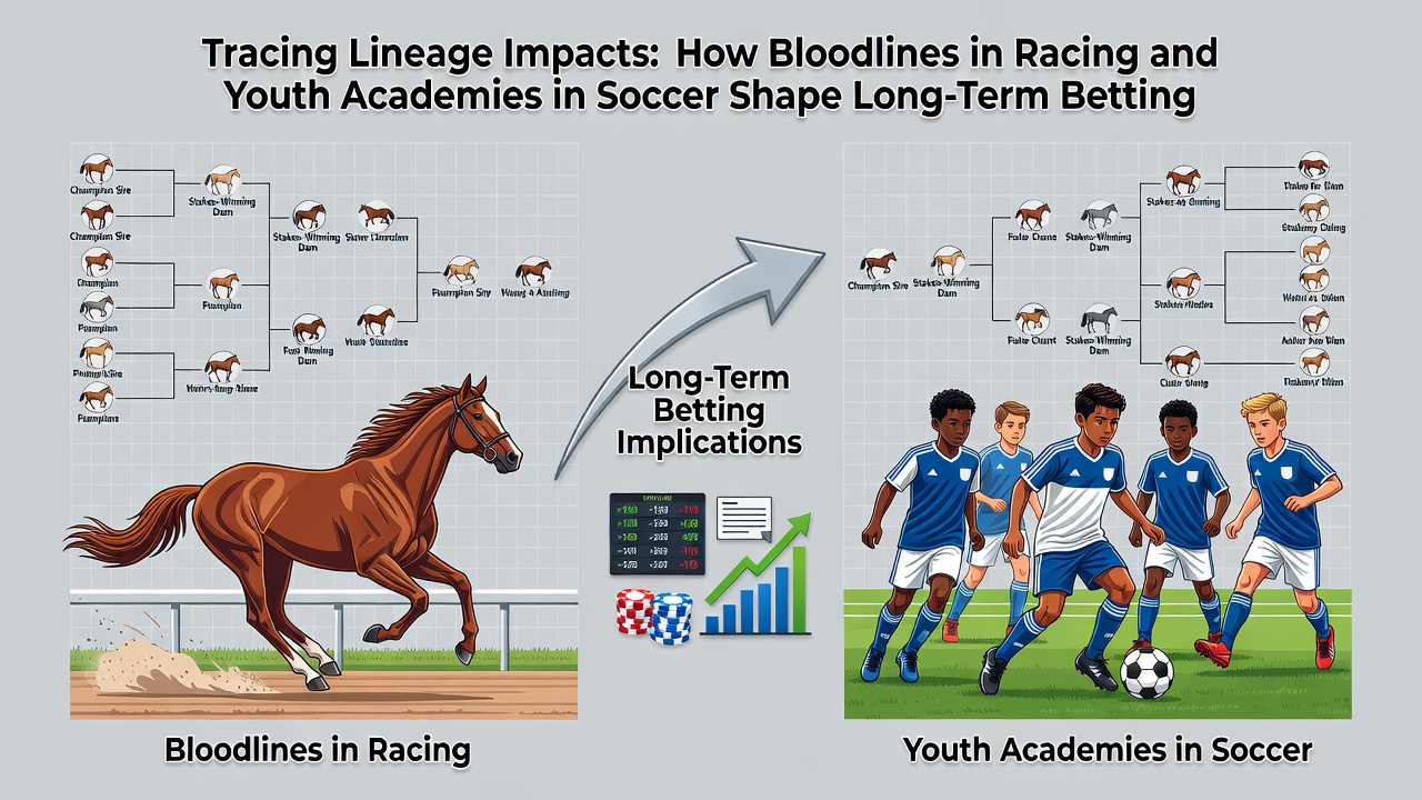 Soccer academy graduates celebrating a goal with thoroughbred horses in training visible in the background