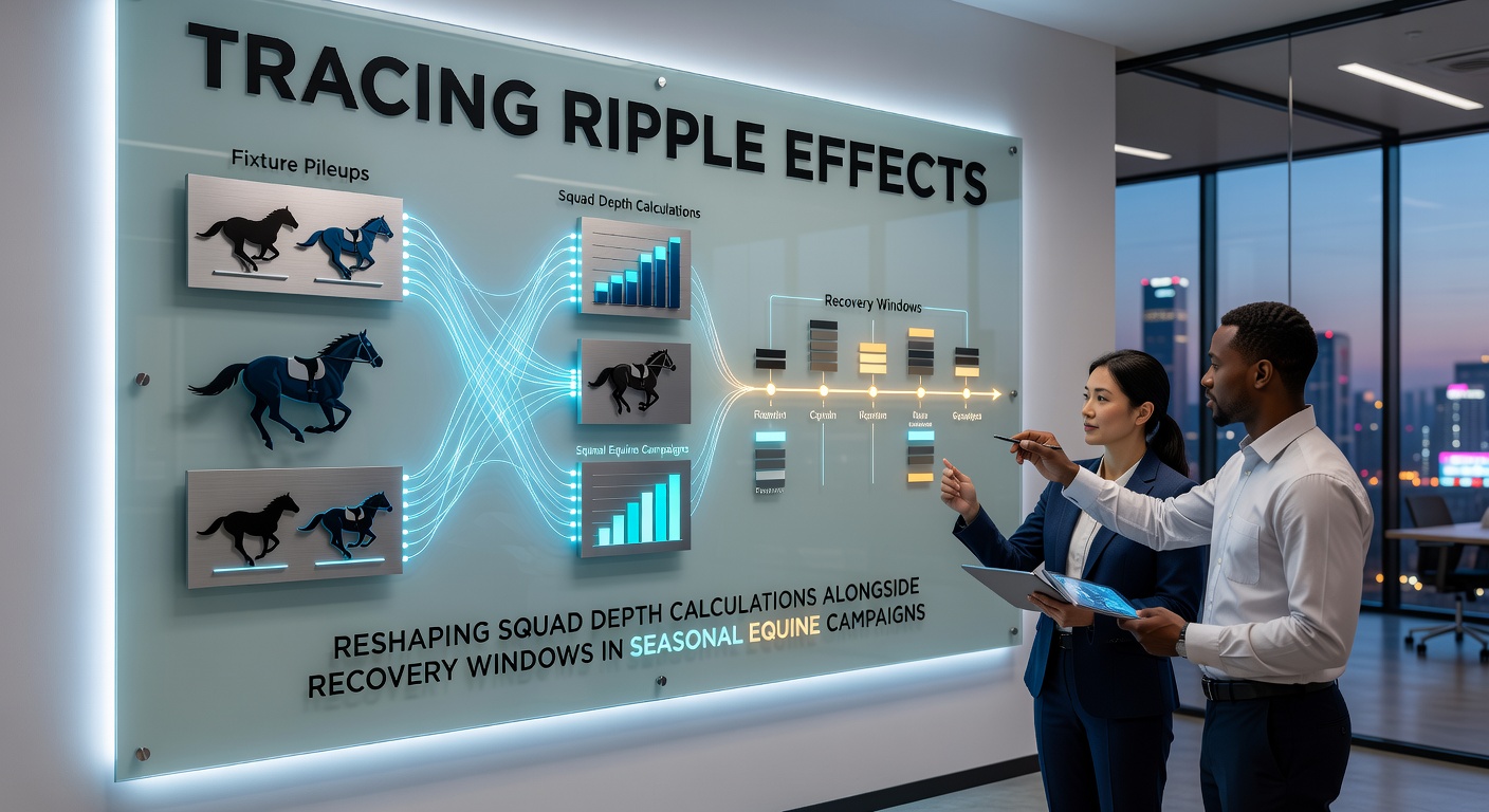 Football squad analysis during congested fixtures and horse recovery tracking in racing seasons