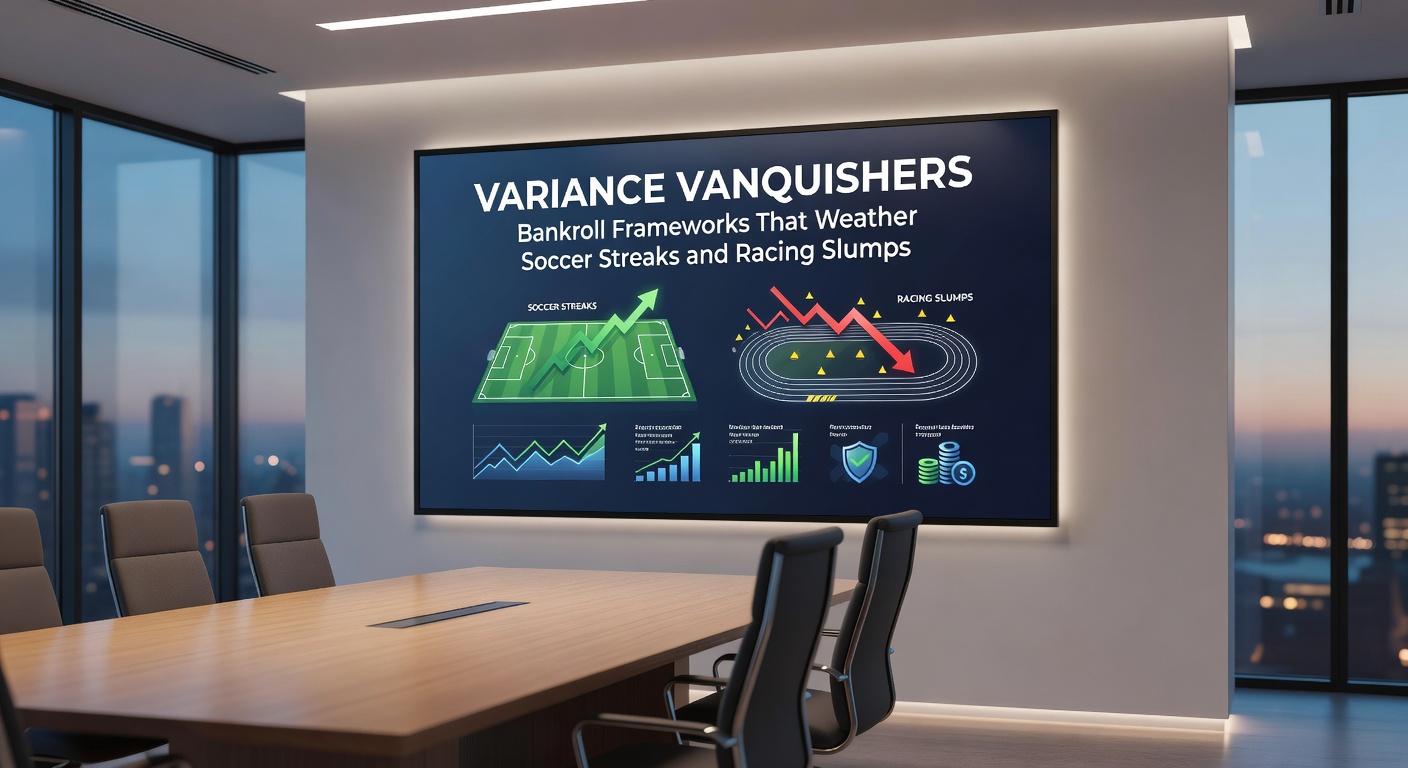 Visual breakdown of tiered bankroll allocation surviving a 40% drawdown in racing slumps and soccer cold streaks
